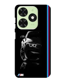 Чохол для TECNO Pop 8 з картинкою «Силует BMW в темряві»