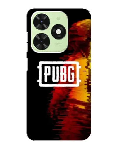 Чехол для TECNO Pop 8 с картинкой «Яркий логотип PUBG»