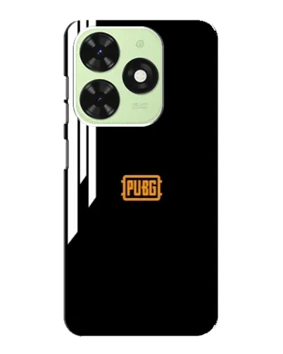 Чехол для TECNO Pop 8 с картинкой «PUBG — вертикальные линии»