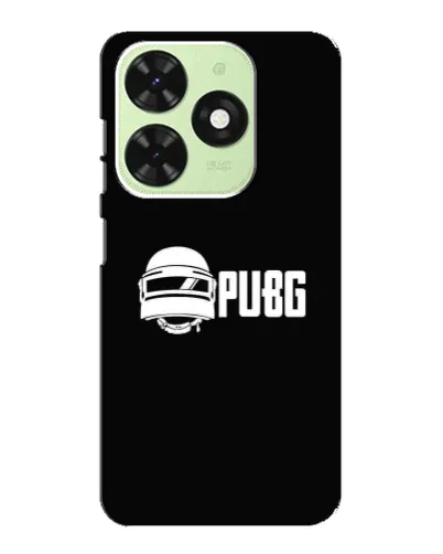 Чехол для TECNO Pop 8 с картинкой «PUBG — классический лого»