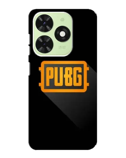 Чехол для TECNO Pop 8 с картинкой «PUBG — рамка лого»