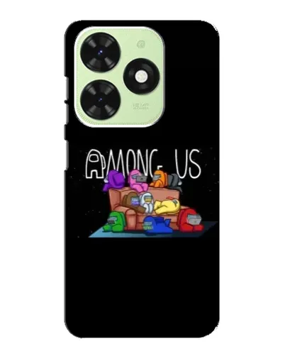 Чехол для TECNO Pop 8 с картинкой «Логотип Among Us» Чехол для TECNO Pop 8 с картинкой «Логотип Among Us»