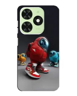 Чехол для TECNO Pop 8 с картинкой «Among Us — 3D стиль» Чехол для TECNO Pop 8 с картинкой «Among Us — 3D стиль»