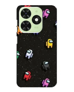 Чехол для TECNO Pop 8 с картинкой «Космический паттерн Among Us» Чехол для TECNO Pop 8 с картинкой «Космический паттерн Among Us»