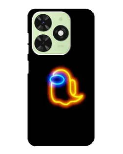 Чехол для TECNO Pop 8 с картинкой «Among Us неоновое сияние» Чехол для TECNO Pop 8 с картинкой «Among Us неоновое сияние»