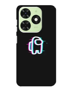 Чехол для TECNO Pop 8 с картинкой «Among Us неон» Чехол для TECNO Pop 8 с картинкой «Among Us неон»