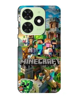 Чехол для TECNO Pop 8 с картинкой «Замок Minecraft» Чехол для TECNO Pop 8 с картинкой «Замок Minecraft»