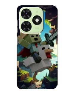 Чехол для TECNO Pop 8 с картинкой «Стив и гусь» Чехол для TECNO Pop 8 с картинкой «Стив и гусь»