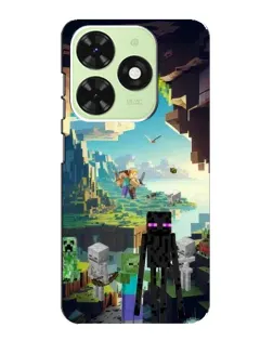 Чехол для TECNO Pop 8 с картинкой «Эндермен в лесу» Чехол для TECNO Pop 8 с картинкой «Эндермен в лесу»