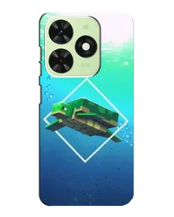 Чехол для TECNO Pop 8 с картинкой «Черепаха Minecraft» Чехол для TECNO Pop 8 с картинкой «Черепаха Minecraft»