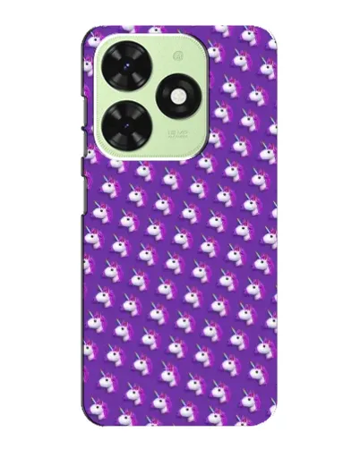 Чехол для TECNO Pop 8 с картинкой «Единороги на фиолетовом» Чехол для TECNO Pop 8 с картинкой «Единороги на фиолетовом»