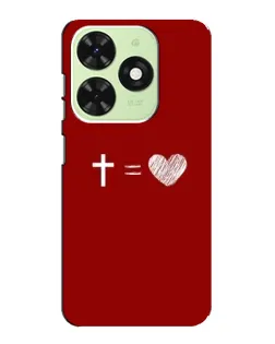 Чехол для TECNO Pop 8 с картинкой «Уравнение любви» Чехол для TECNO Pop 8 с картинкой «Уравнение любви»