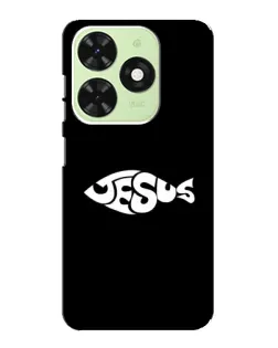 Чехол для TECNO Pop 8 с картинкой «Рыба Jesus» Чехол для TECNO Pop 8 с картинкой «Рыба Jesus»