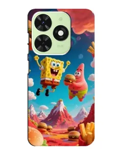 Чехол для TECNO Pop 8 с картинкой «Космический фастфуд» Чехол для TECNO Pop 8 с картинкой «Космический фастфуд»