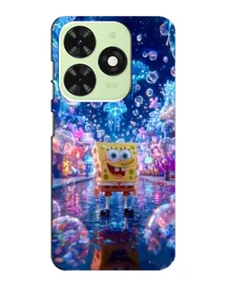 Чехол для TECNO Pop 8 с картинкой «Неоновый океан» Чехол для TECNO Pop 8 с картинкой «Неоновый океан»