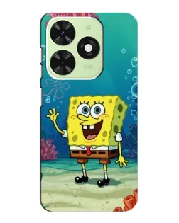 Чехол для TECNO Pop 8 с картинкой «Подводный привет» Чехол для TECNO Pop 8 с картинкой «Подводный привет»