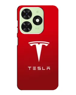 Чохол для TECNO Pop 8 з картинкою «Tesla Red Classic»