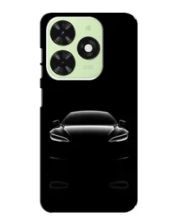 Чохол для TECNO Pop 8 з картинкою «Силует Tesla Night»