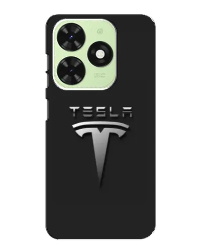 Чохол для TECNO Pop 8 з картинкою «Сталевий логотип Tesla» Чохол для TECNO Pop 8 з картинкою «Сталевий логотип Tesla»