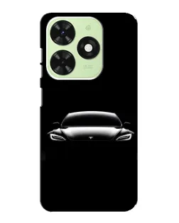 Чохол для TECNO Pop 8 з картинкою «Фари Tesla Night»
