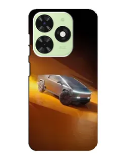 Чохол для TECNO Pop 8 з картинкою «Cybertruck у пустелі»