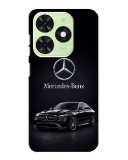 Чехол для TECNO Pop 8 с картинкой «Mercedes — решетка радиатора» Чехол для TECNO Pop 8 с картинкой «Mercedes — решетка радиатора»