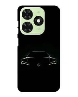 Чехол для TECNO Pop 8 с картинкой «Mercedes — силуэт авто» Чехол для TECNO Pop 8 с картинкой «Mercedes — силуэт авто»
