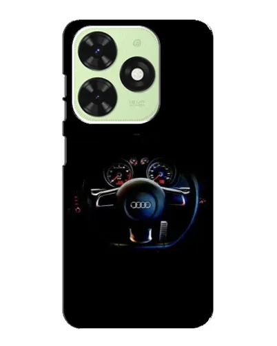 Чехол для TECNO Pop 8 с картинкой «Салон Audi — руль» Чехол для TECNO Pop 8 с картинкой «Салон Audi — руль»