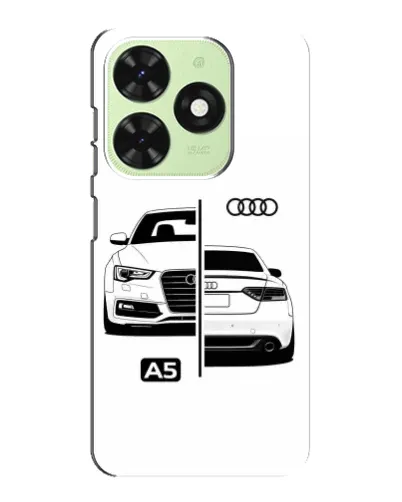 Чехол для TECNO Pop 8 с картинкой «Audi — контрастный дизайн» Чехол для TECNO Pop 8 с картинкой «Audi — контрастный дизайн»