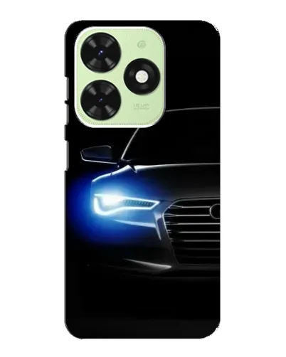 Чехол для TECNO Pop 8 с картинкой «Неоновый взгляд Audi» Чехол для TECNO Pop 8 с картинкой «Неоновый взгляд Audi»