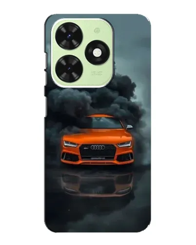 Чехол для TECNO Pop 8 с картинкой «Audi в облаках дыма» Чехол для TECNO Pop 8 с картинкой «Audi в облаках дыма»