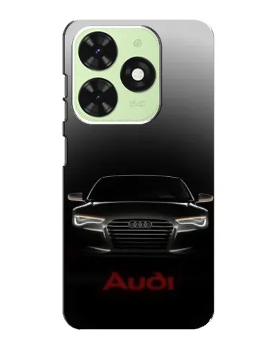 Чехол для TECNO Pop 8 с картинкой «Audi — градиентный контур» Чехол для TECNO Pop 8 с картинкой «Audi — градиентный контур»