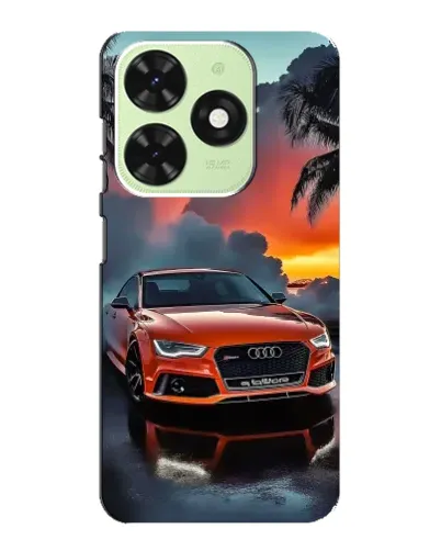 Чехол для TECNO Pop 8 с картинкой «Audi — закат» Чехол для TECNO Pop 8 с картинкой «Audi — закат»