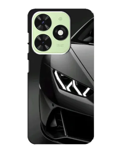 Чехол для TECNO Pop 8 с картинкой «Lamborghini фары детализация»