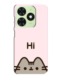 Чохол для TECNO Pop 8 з картинкою «Пушин каже Hi» Чохол для TECNO Pop 8 з картинкою «Пушин каже Hi»