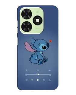 Чохол для TECNO Pop 8 з картинкою «Музичний Stitch»