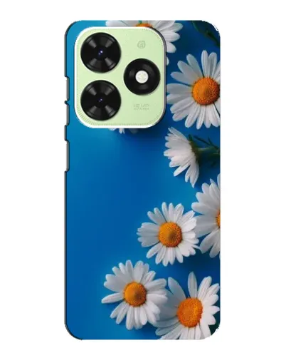 Чехол для TECNO Pop 8 с картинкой «Белоснежные маргаритки»