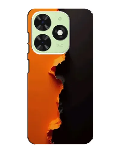 Чехол для TECNO Pop 8 с картинкой «Оранжевый разлом» Чехол для TECNO Pop 8 с картинкой «Оранжевый разлом»