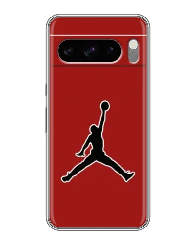Чехол для TECNO Pop X с картинкой «Jordan Red Back»