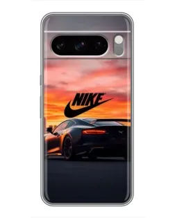 Чехол для TECNO Pop X с картинкой «Nike и суперкар»