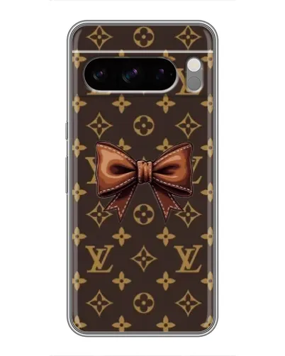 Чехол для TECNO Pop X с картинкой «LV с бантом»