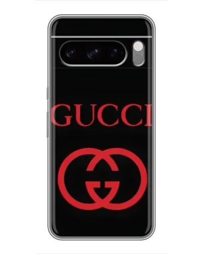 Чохол для TECNO Pop X з картинкою «Gucci — червоний логотип»
