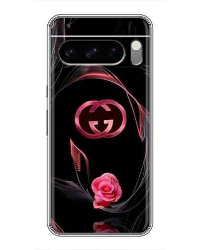 Чохол для TECNO Pop X з картинкою «Gucci — неонова троянда»