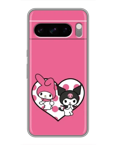 Чехол для TECNO Pop X с картинкой «Kuromi и My Melody» Чехол для TECNO Pop X с картинкой «Kuromi и My Melody»