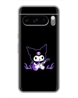 Чехол для TECNO Pop X с картинкой «Электрическая Kuromi» Чехол для TECNO Pop X с картинкой «Электрическая Kuromi»
