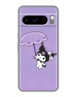 Чехол для TECNO Pop X с картинкой «Kuromi с зонтиком» Чехол для TECNO Pop X с картинкой «Kuromi с зонтиком»