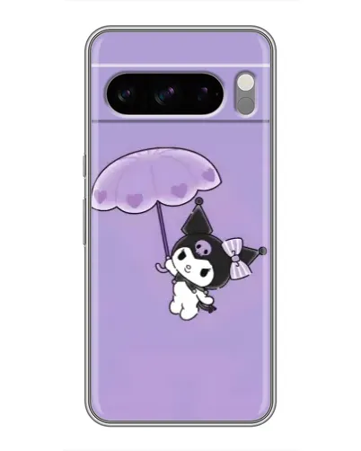 Чехол для TECNO Pop X с картинкой «Kuromi с зонтиком» Чехол для TECNO Pop X с картинкой «Kuromi с зонтиком»