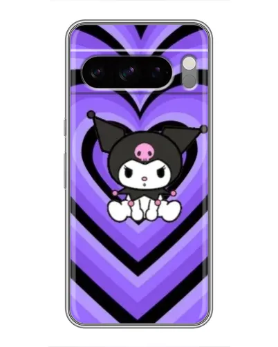 Чехол для TECNO Pop X с картинкой «Kuromi и фиолетовые сердца» Чехол для TECNO Pop X с картинкой «Kuromi и фиолетовые сердца»