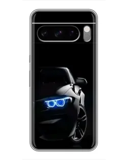 Чехол для TECNO Pop X с картинкой «BMW — ночной взгляд»