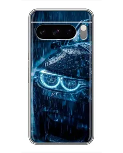 Чехол для TECNO Pop X с картинкой «BMW под дождем»
